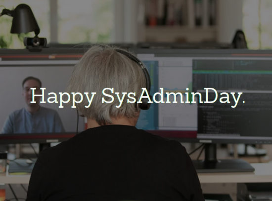 Happy SysAdminDay 2023