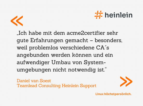 Blog acme2certifier Zitat