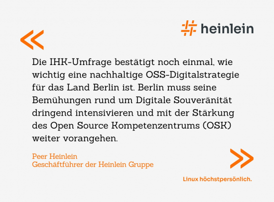 Umfrage IHK Zitat Peer Heinlein