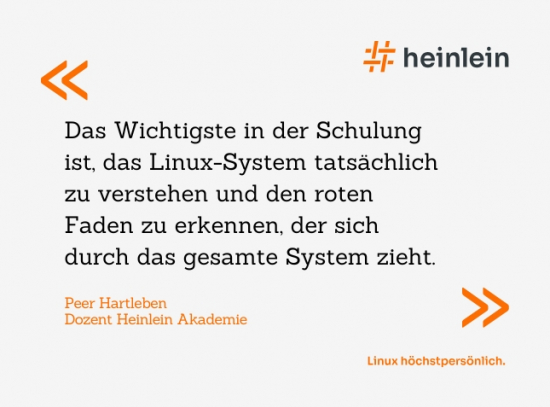Schulung Linux Admin Grundlagen Zitat