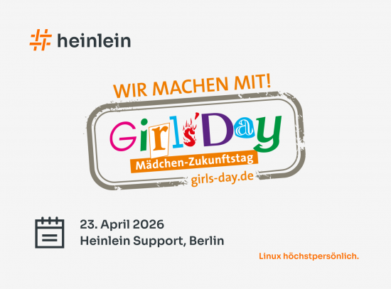 Girlsday 2026 bei Heinlein Support