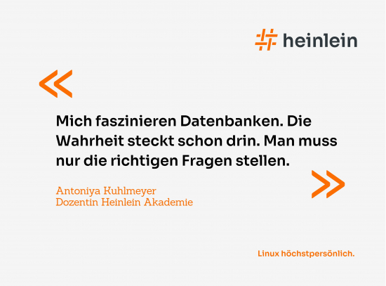 Heinlein Interview Dozentin Antoniya Kuhlmeyer Zitat