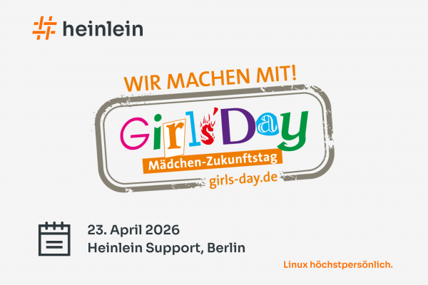 Girls’Day 2026: Baue mit Heinlein Support eine eigene Website | Heinlein Support GmbH